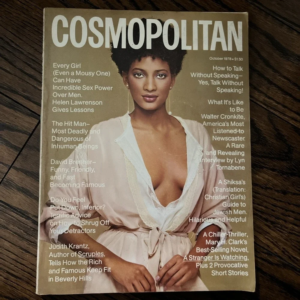 COSMOPOLITAN MAGAZINE OCTOBER 1978 PEGGY DILLARD FRANCESCO SCAVULLO
